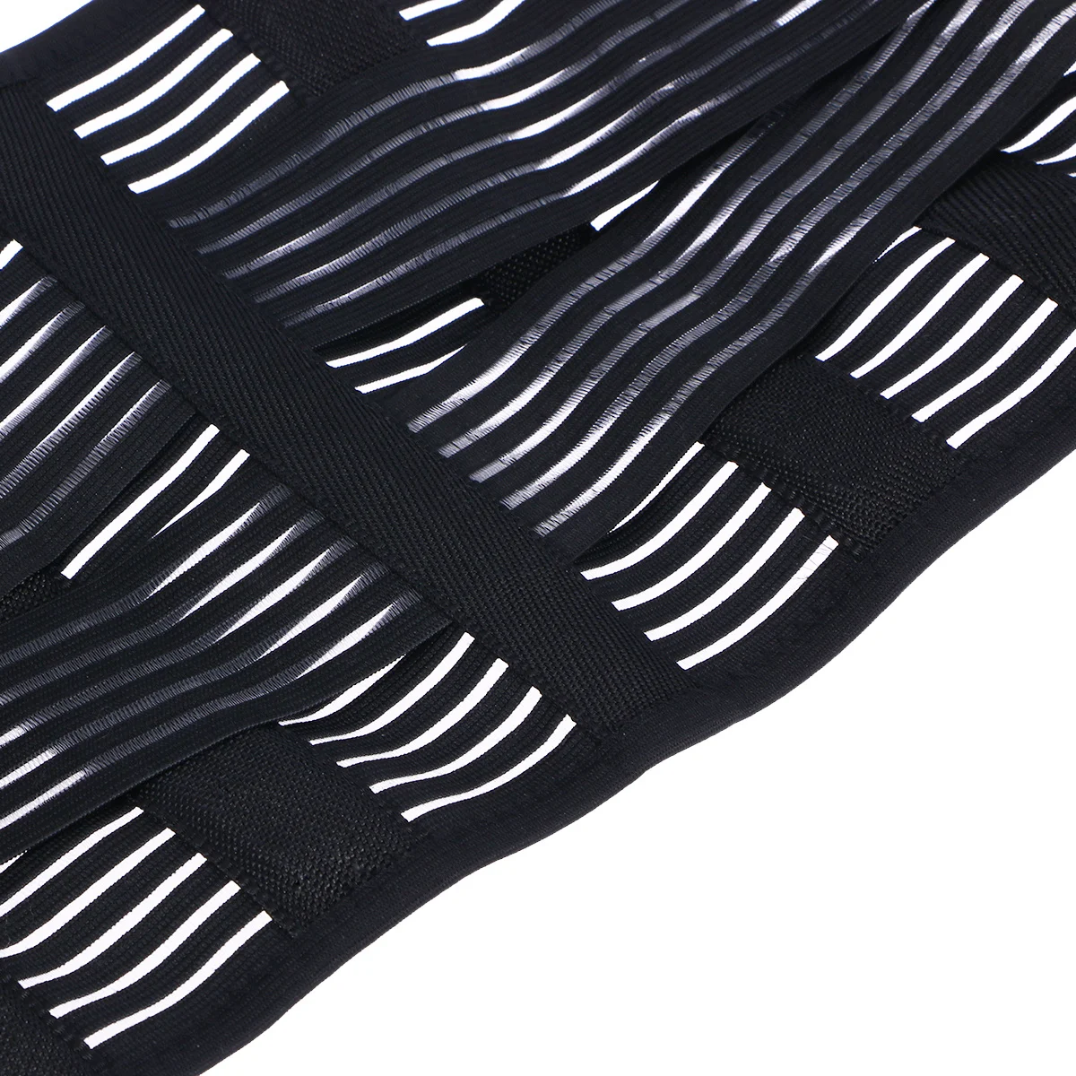 

Women Men Waist Trimmer Belt Xxl Black Breathable Adjustable Self Adhesive Tape Lumbar Support Belt Waist Slimming Trimming