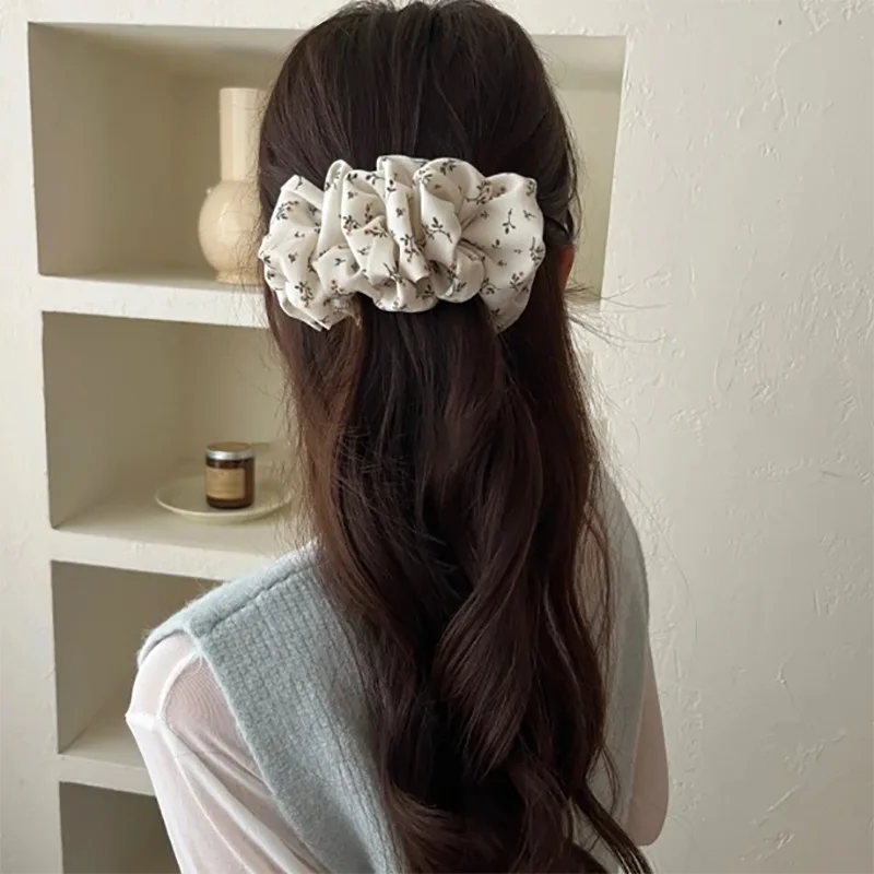

New Polka Dot Cloud Banana Hair Clip For Sweet Girl Atmosphere Sense Summer Hair Accessories