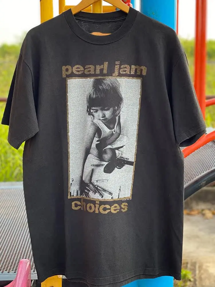 Camiseta de manga corta Pearl Jam Pearl Sauce Hip Hop, camiseta informal transpirable de algodón estilo High Street unisex de...
