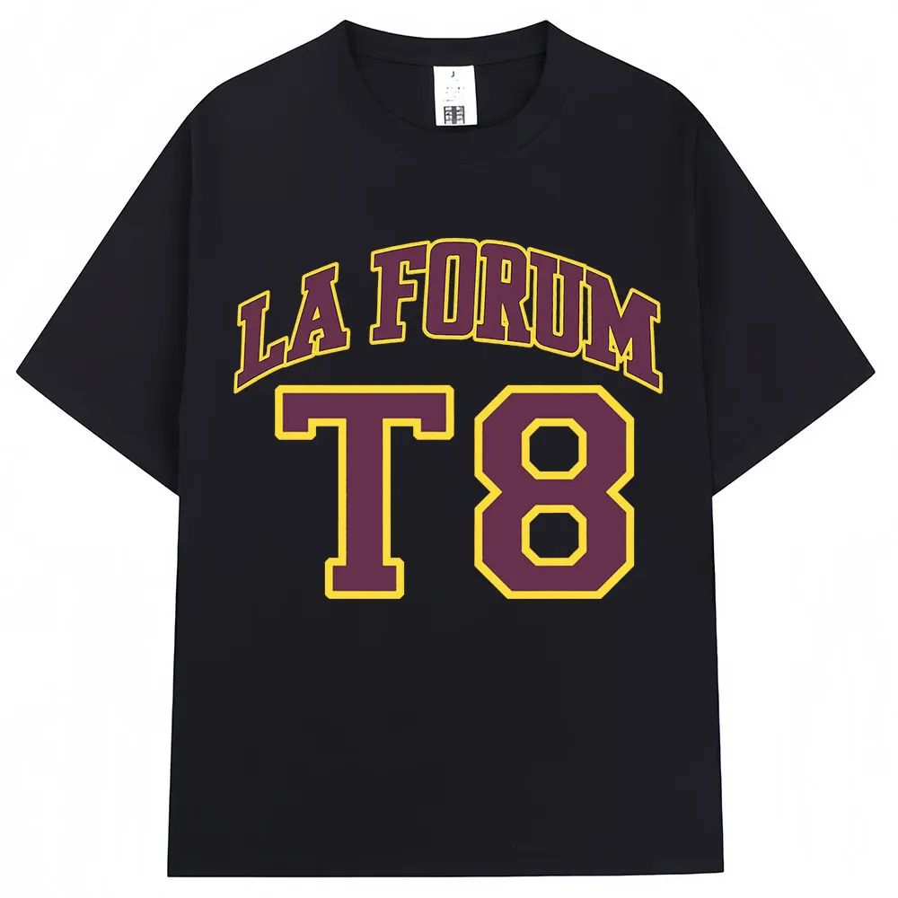 

Tate McRae в одном стиле La Forum T8, винтажные футболки с рисунком для мужчин и женщин, модная футболка с короткими рукавами, свободные повседневные хлопковые футболки