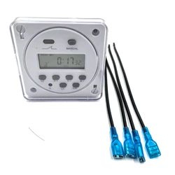 CN101A 2nd Updated Timer Switch LCD Digital Power Weekly Programmable Time Relay Waterproof