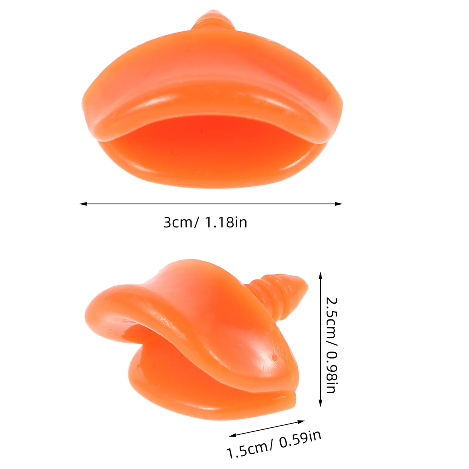 50 pezzi in resina bocca d'anatra set sostituzione fai da te per ornamenti artigianali fatti a mano decorazione kit bocca da 30 mm per bambine
