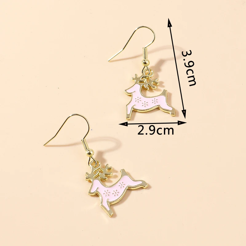 Aihua Cute Enamel Animals Earrings Lovely Cat Paw Duck Unicorn Panda Drop Earring for Women Girls Birthday Gifts Party Jewelry – Detail 17