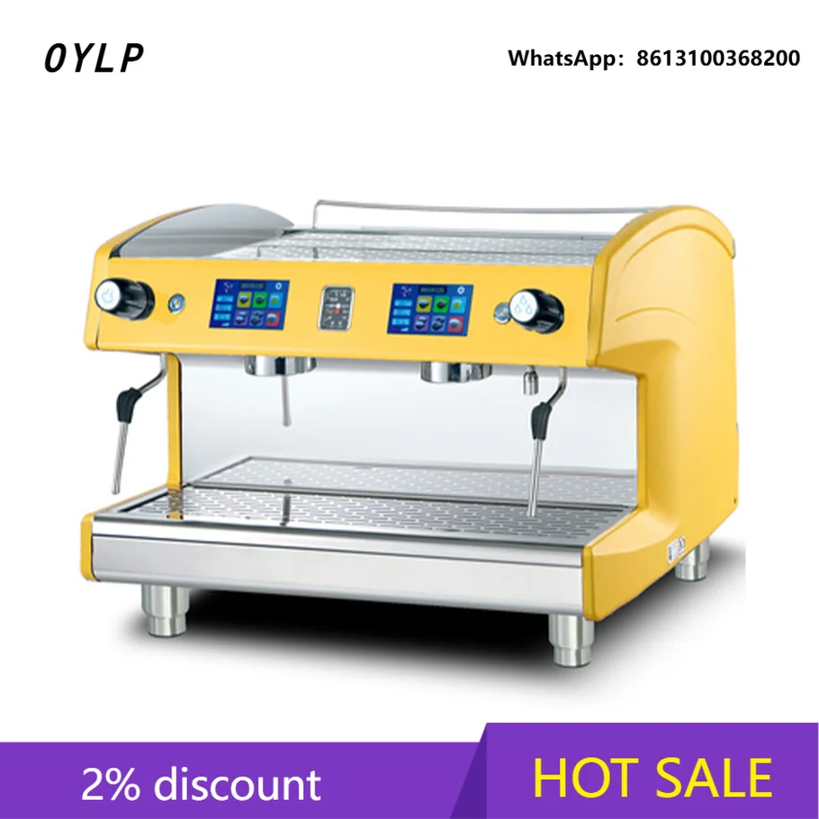 OYLP 100% New Style Multi-Funtional Factory Price Hot Sales Double Group Italian Making Coffee Electric Espresso Machine