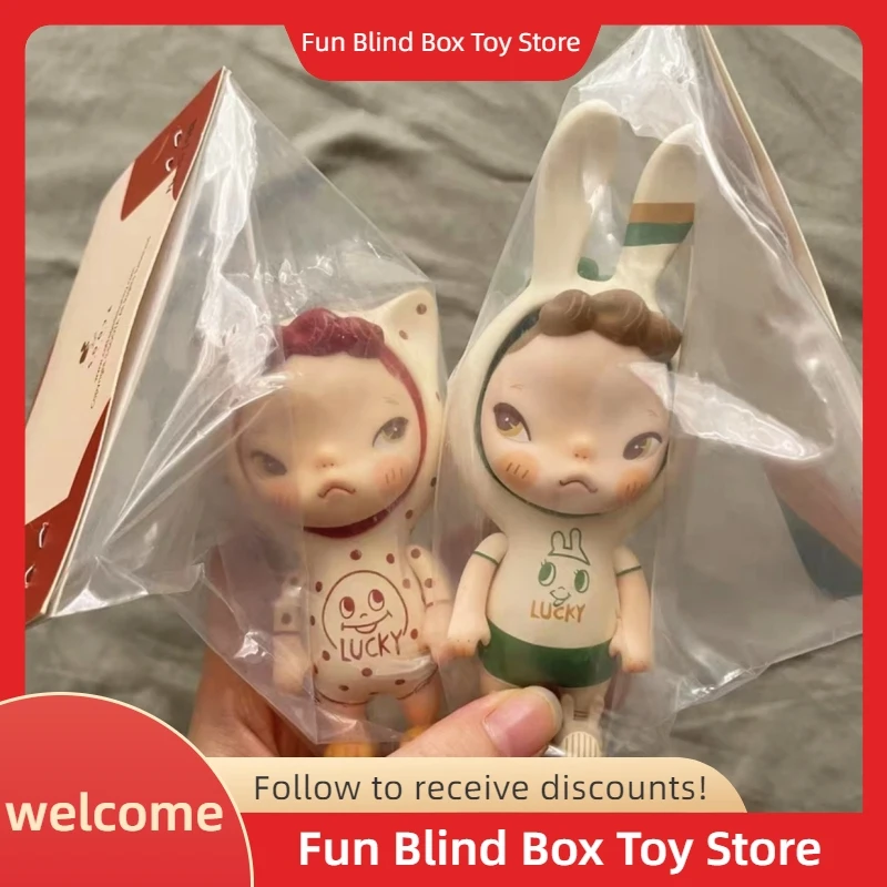 

Genuine Sooya Studio Figure Ban Cat Boo Lollipop Morandi Action Figurine Collection Toys Model Doll Trend Play Doll Customized