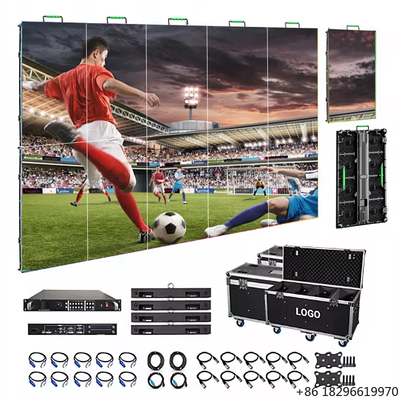 1920*960 P3 Double Sided LED Billboard, Front Open Full Color Advertising Sign High Visibility
