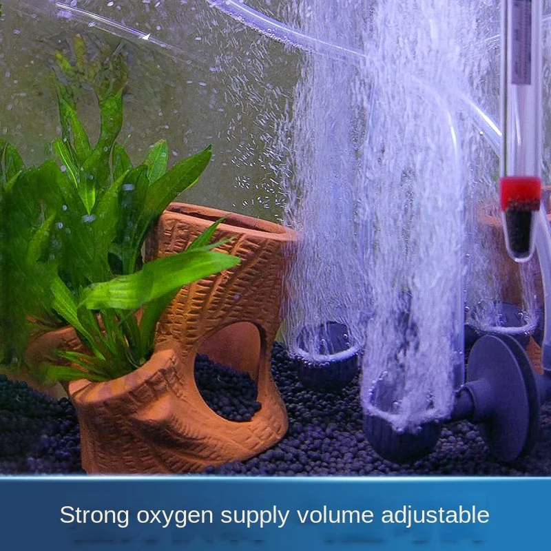 Fish Tank Oxygen Pump Fish Raising Oxygen Pump Aquarium Charge Hit Oxygen Setup Small Household Mute