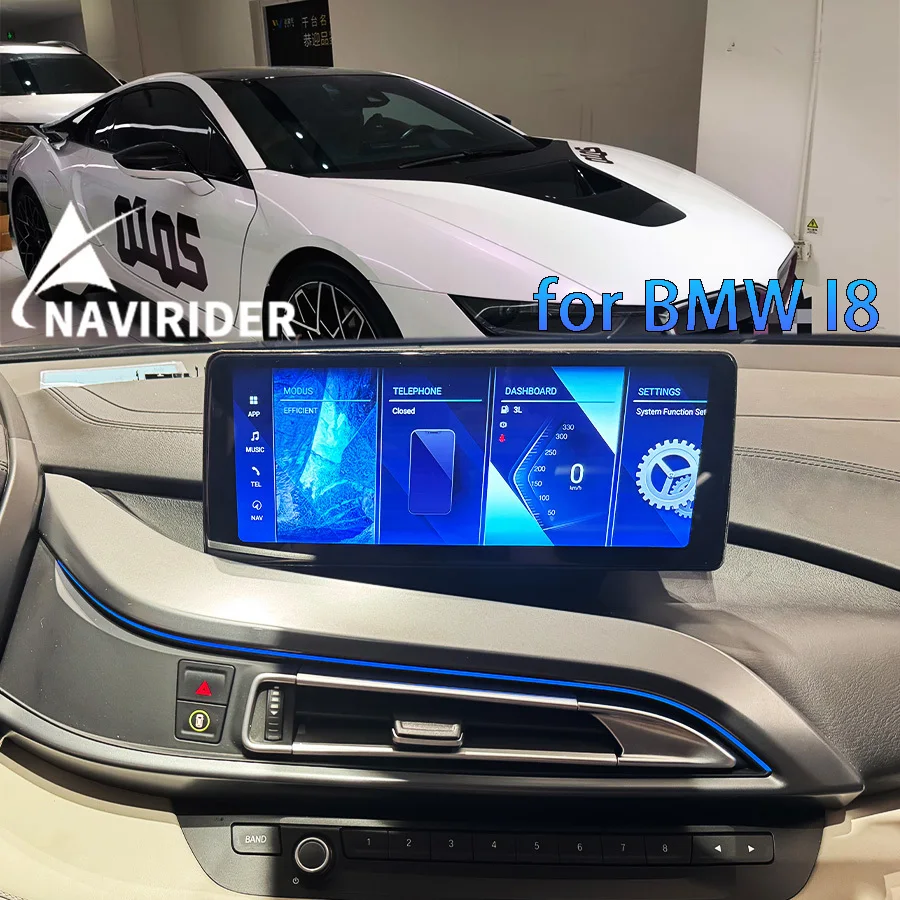 Android Auto 4G WIFI 10.25inch navirider NBT EVO Video Playernavi Carplay Car Radio Screen Head Unit For BMW I8 I12 2013-2025