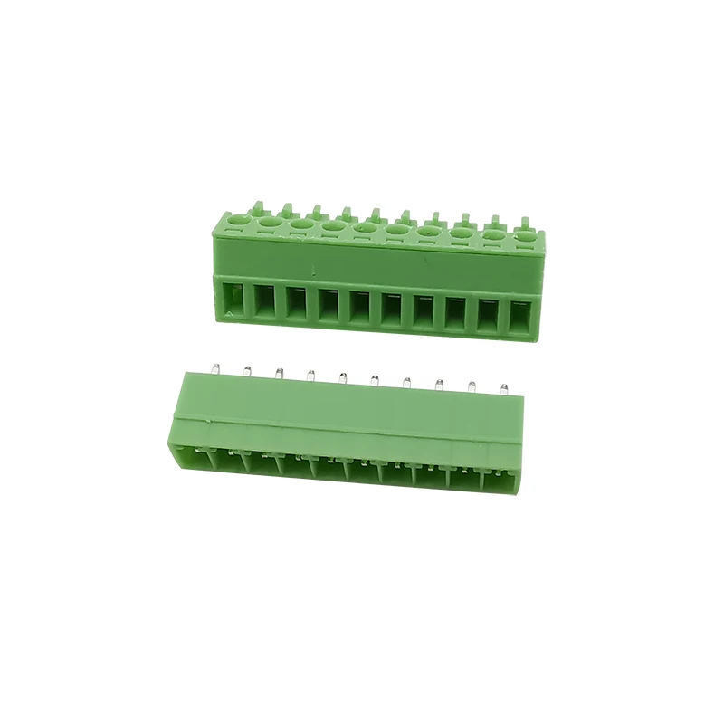 5Pair 15EDG KF2EDG 3.81mm PCB Screw Terminal Block 2/3/4/5/6/7/8/9/10/12 Pin Male Plug Female Socket Pin Header Wire Connector