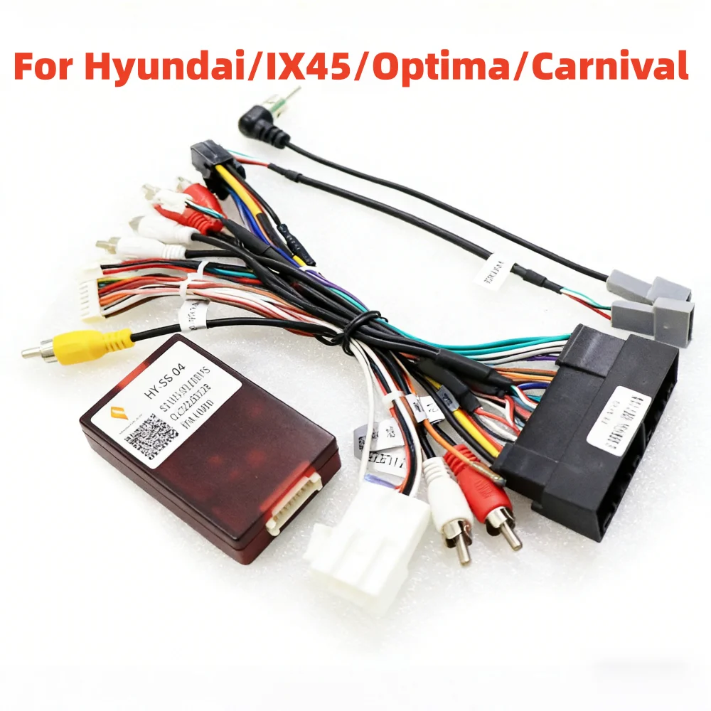 Android Car Radio Canbus Box for Hyundai Sorento Elantra Santa Fe IX45 Optima Sedona Carnival 2012-2014 HY-SS-04 16 Pin Cable