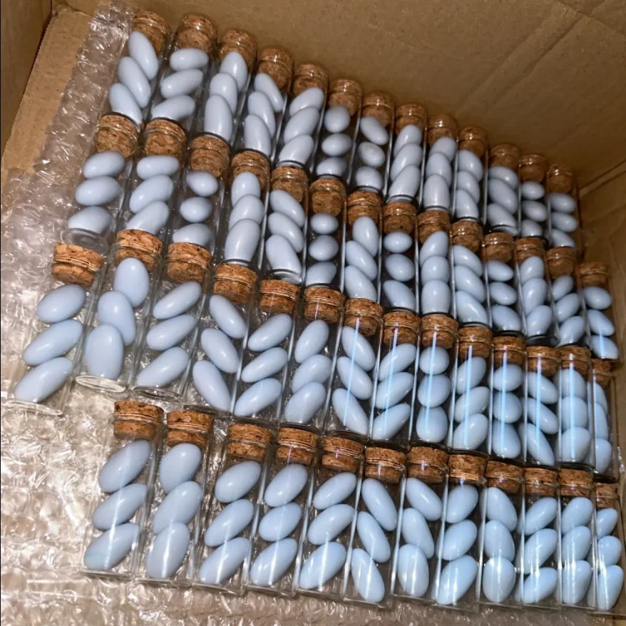 54/108 sztuk/partia szklana butelka 17*22*60mm szklana probówka korek korek Mini butelki pojemnik małe fiolki DIY małe słoiki