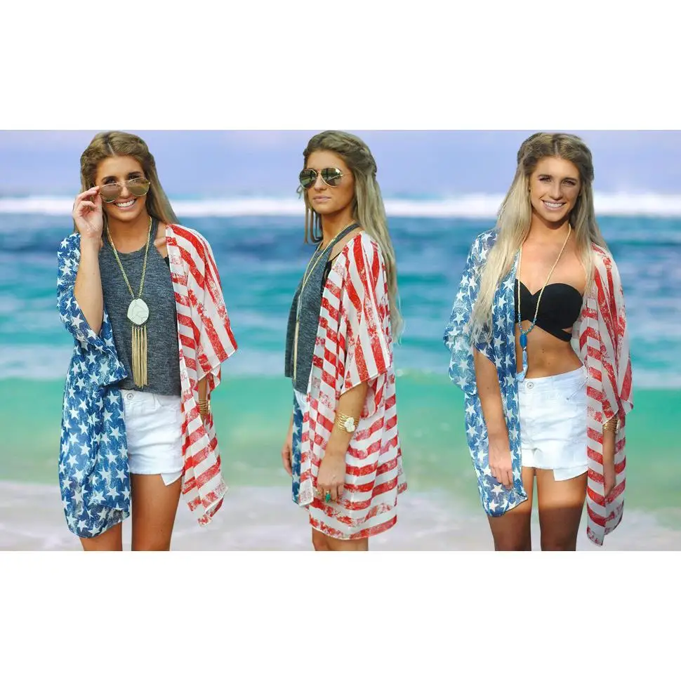 

Женские кардиганы свободного покроя из полиэстера с солнцезащитным кремом Ce и принтом в полоску ort Sve irt Этнический Sle Summer Faion Женские ...