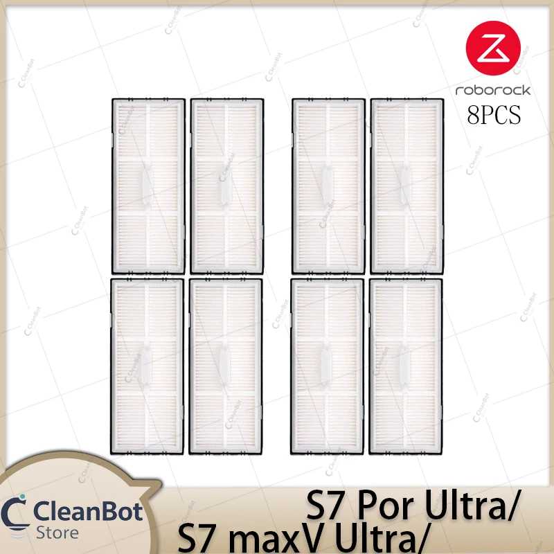 Roborock S7 MaxV Ultra/S7 Pro Ultra Roboterstaubsauger Zubehör Hauptbürste Seitenbürste HEPA-Filter Wischtücher Ersatzteile