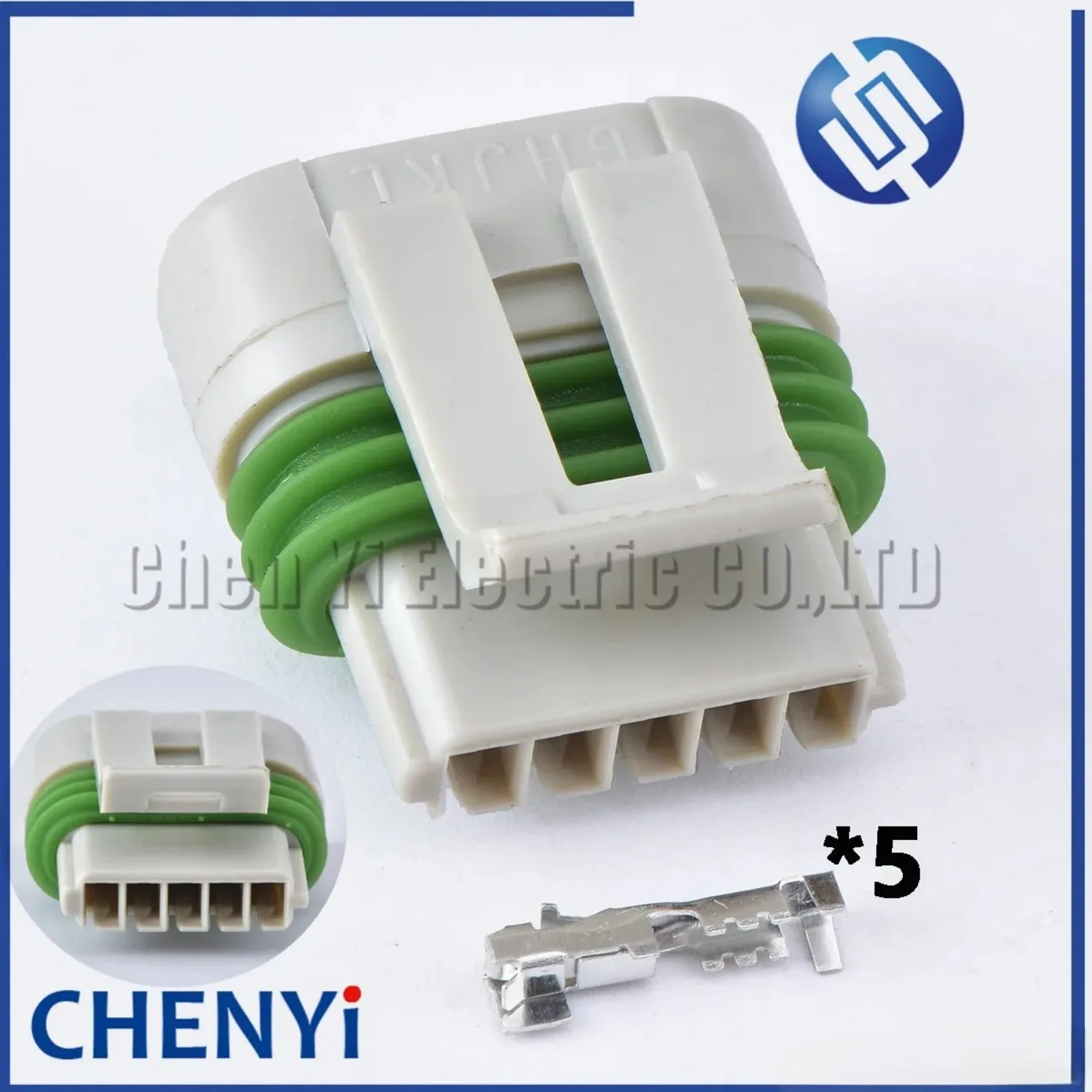 5 Pin White Female …