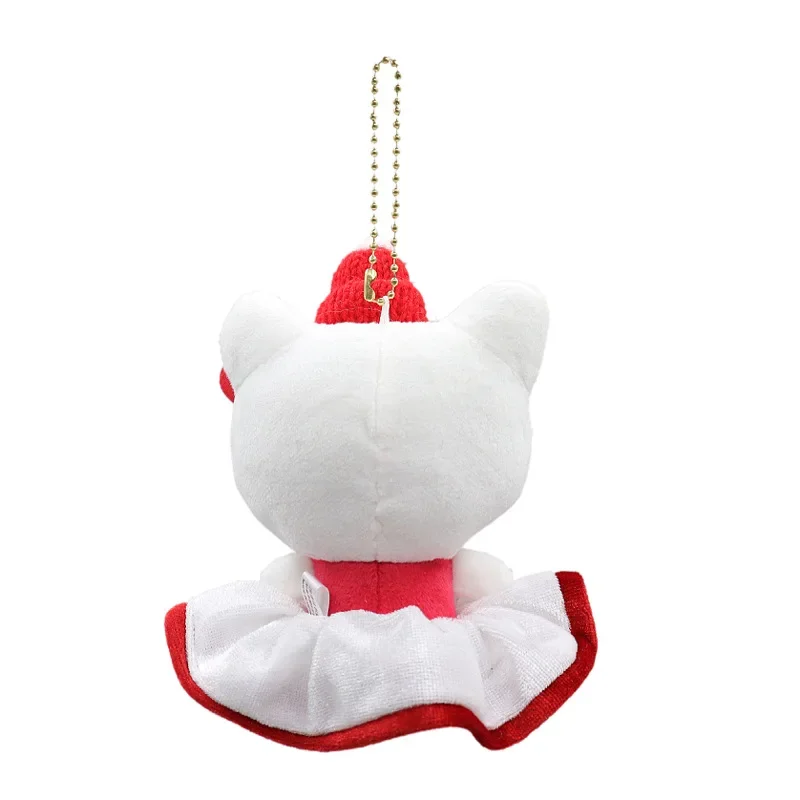 Hello Kitty Christmas Plushes Doll Hangings Sanrio Anime Stuffed Animals Ornaments X-mas Tree Decoration Pendant Kids Toys Gift