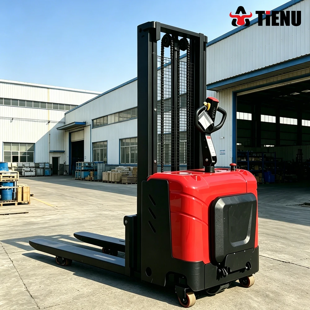 Fully Electric Stacker Supports Customization and Self Loading Unloading Capabilities Featuring Effortless Climbing Performance