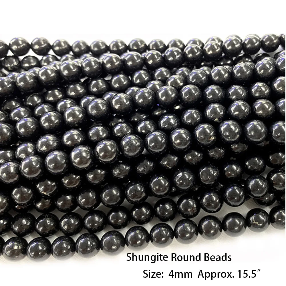 Veemak Natural Celestite Black Quartz Crystal Tektite Phlogopite Biotite Astrophyllite Shungite Indigo Gabro Azurite Round Beads