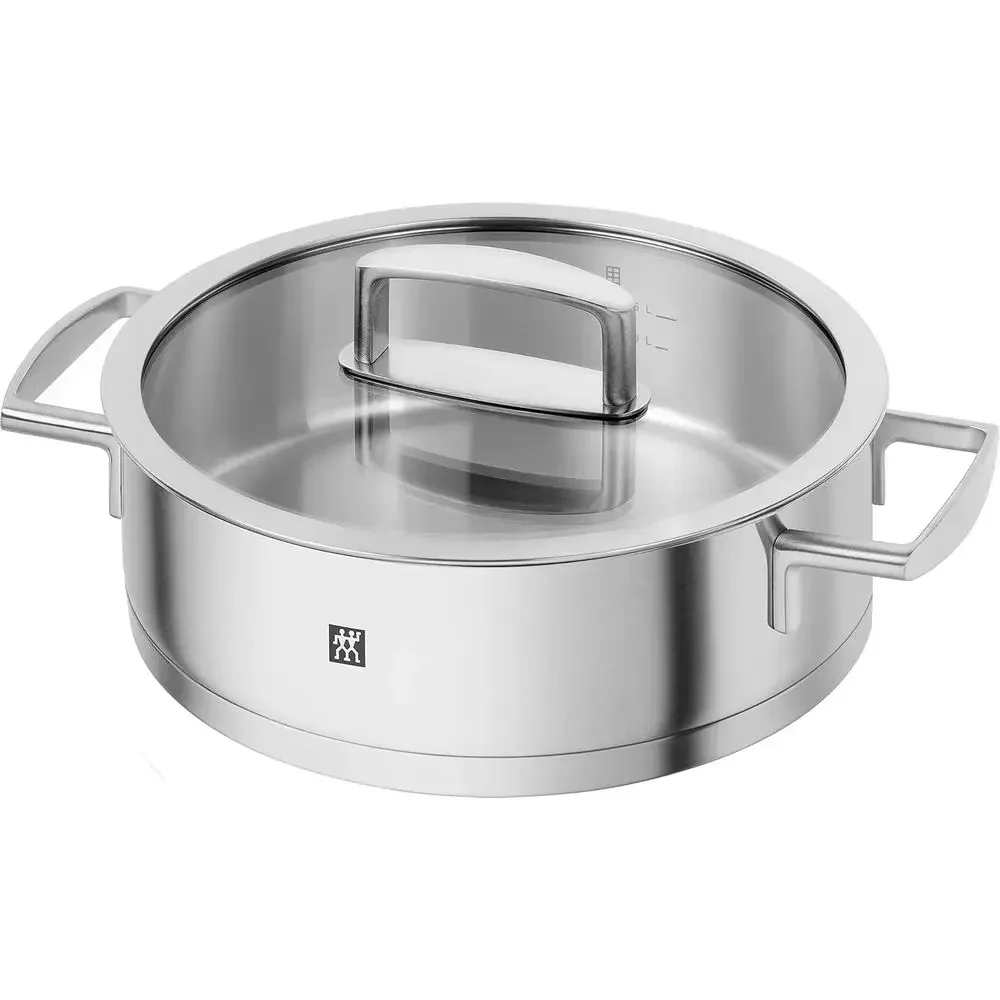 66467-240 9.4 (24cm) 3L Stainless Steel 3-Layer Base Induction & Dishwasher Safe Serving Pan