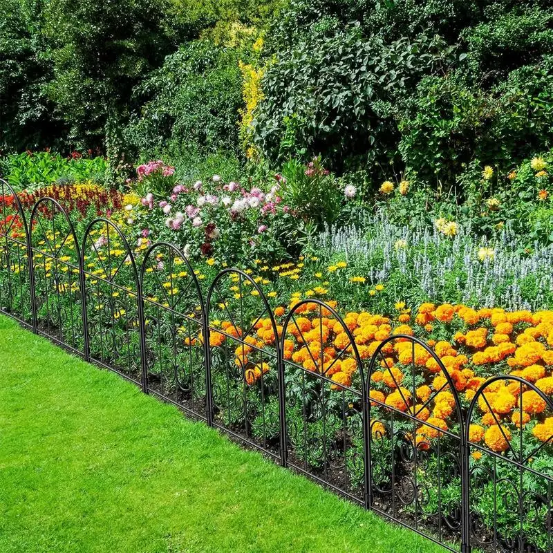 

Flower Bed Edging Borders Garden Fencing Animal Barrier Flexible Panels Divider For Outdoor Use Decorative Flower Vegetable Pet