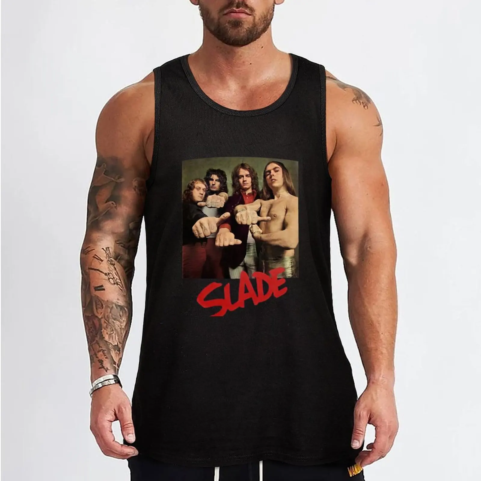 Slade Tank Top Men's fitness t-shirt sleeveless Men's t-shirts clothes for men summer mens clothing