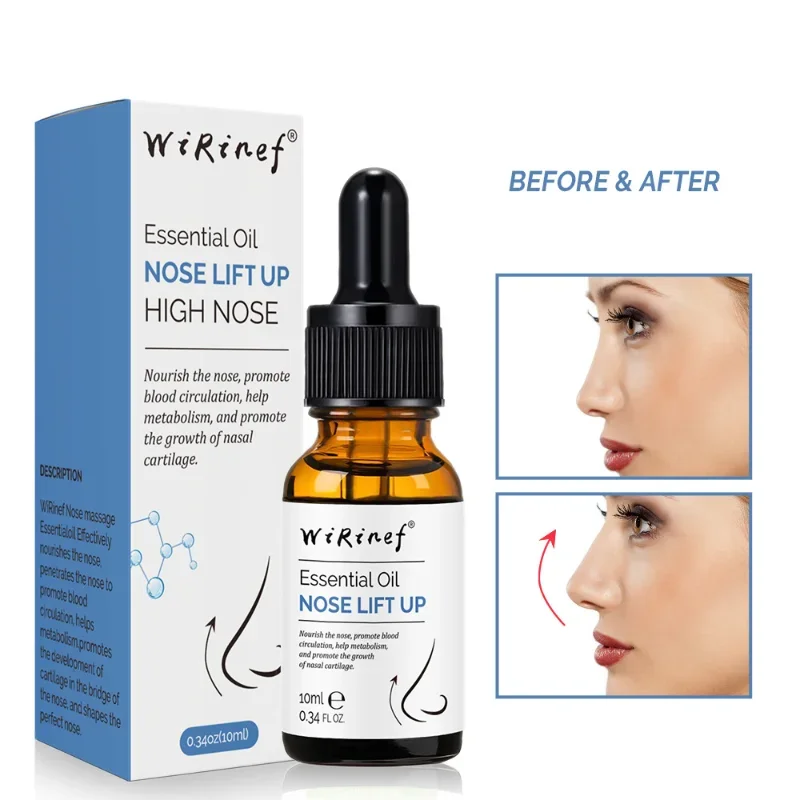 

Nose Lift Up High Nose Essential Oil 10ml Heighten Rhinoplasty Moisturizing Nose Essence Firming Natural Skin Care Product