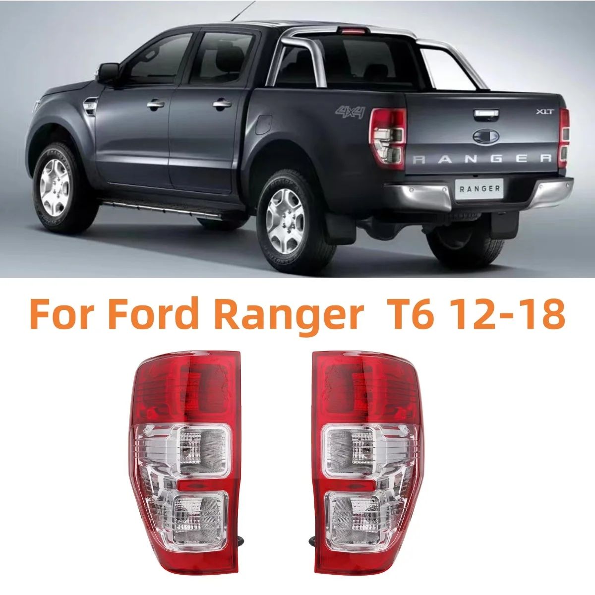 

Tail Light For Ford Ranger PX T6 MK1 / MK2 WildTrak XLT XL XLS Pickup 2012-2018 Car Rear Brake Lamp Assembly