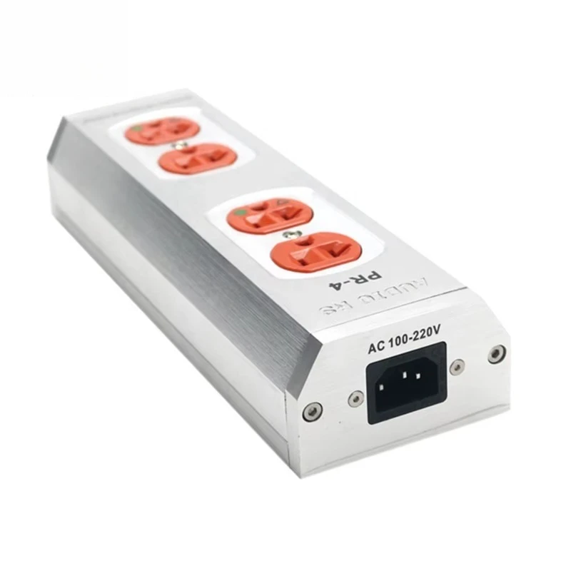 US Version 20A AC Power Distributor, OEM Industrial Electric Socket Outlet for HIFI Audio Equipment 220V 50/60Hz