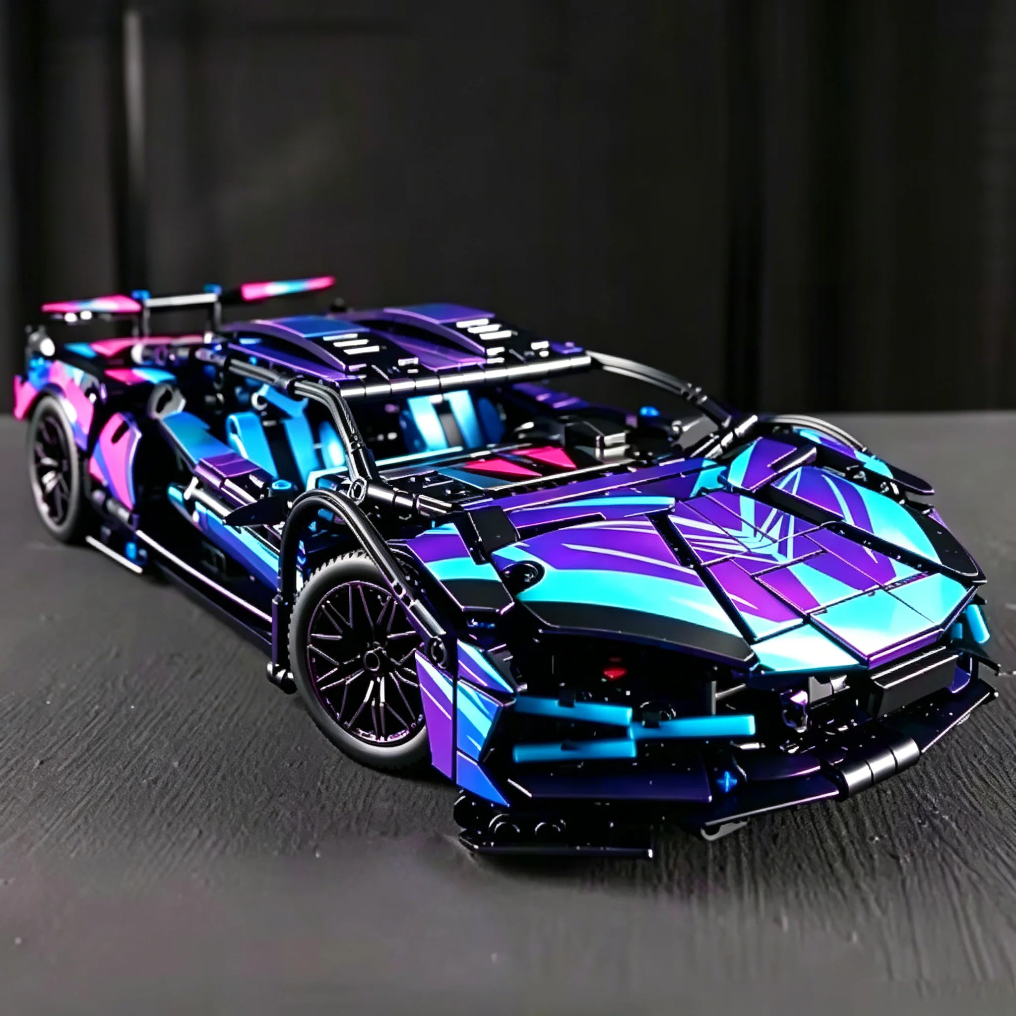 

New Building Blocks Roadster Technology Racing Roadster building blocks Assembly brick vehicle toy gift for adult