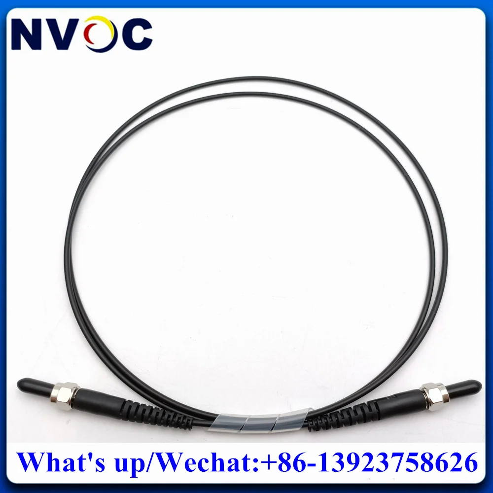 500um SMA905-SMA905 Metal Ferrule Single Mode Simplex 1M 2M 5M 10M Plastic Single Core Patch Cord Jumper Cable Connector