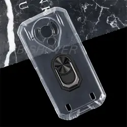 Magnet Phone Case For Oukitel WP16 Shockproof Soft TPU Silicone Cover On For Oukitel WP16 Case With Ring Holder