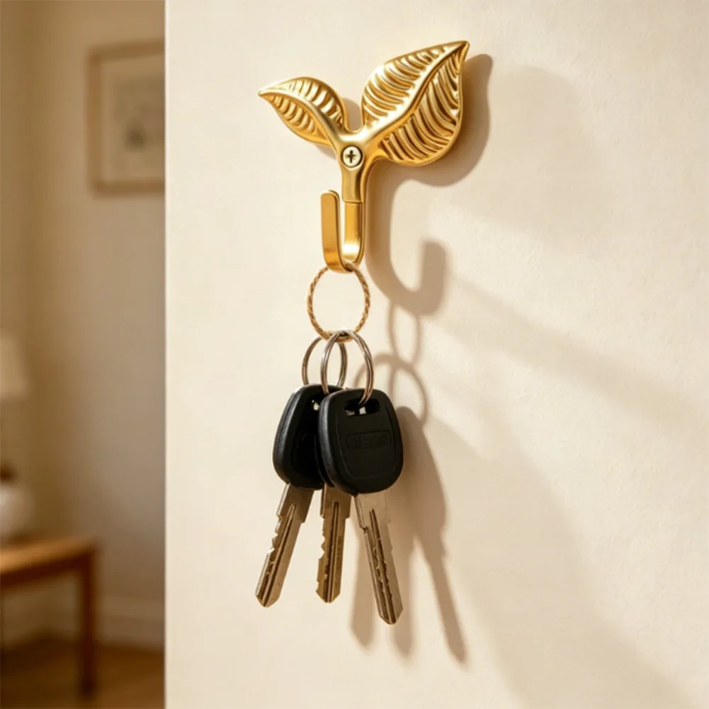 Decorative Wall Hooks For Home Bathroom Towel Hooks As Shown In The Picture Leaf Shape Coat Hooks Unique Leaf Pattern