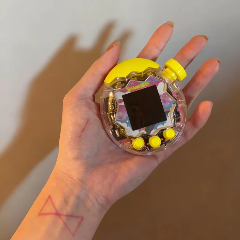 Parti di ricambio Tamagotchi Paradise - Serie gialla (guscio anteriore, guscio posteriore, pulsanti)