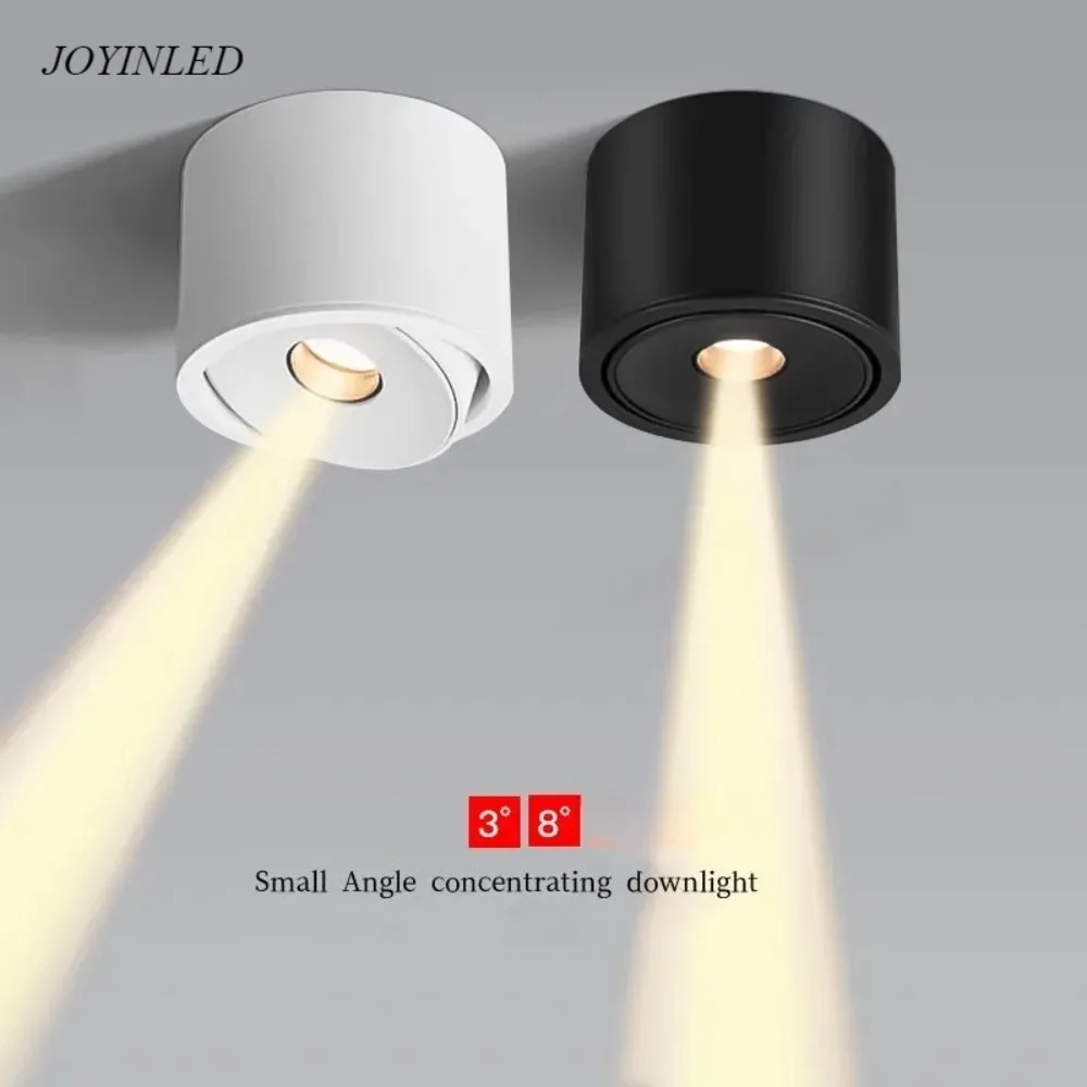 

JOYINLED Светодиодный потолочный светильник для поверхностного монтажа, интенсивность малого луча 3, угол ° /8 ° 3W для семейного музея Спальня Ресторан на потолке