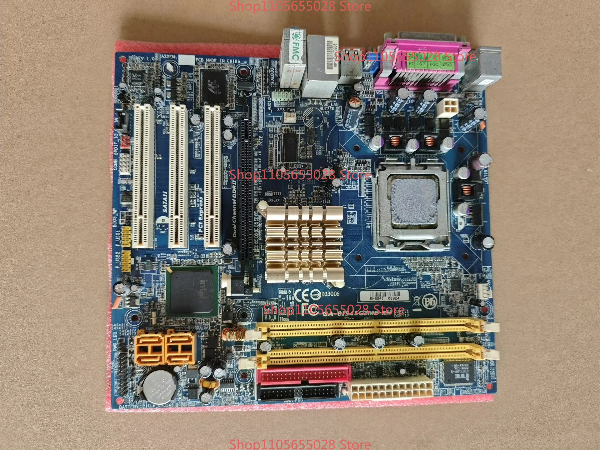 For Gigabyte GA-8I945GZME-RH Main Board, Full Function, Support DDR2 Memory Interface, Complete 775 Pin Interface