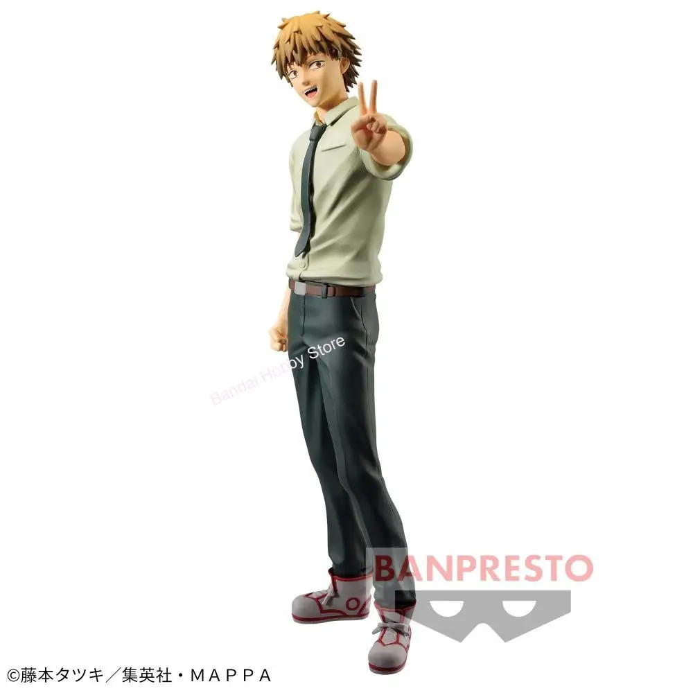 In Stock Bandai Original Genuine Banpresto Anime Chainsaw Man Chain Spirits Vol.1 Denji 16cm Collections Model Toy Figures Gift view 2