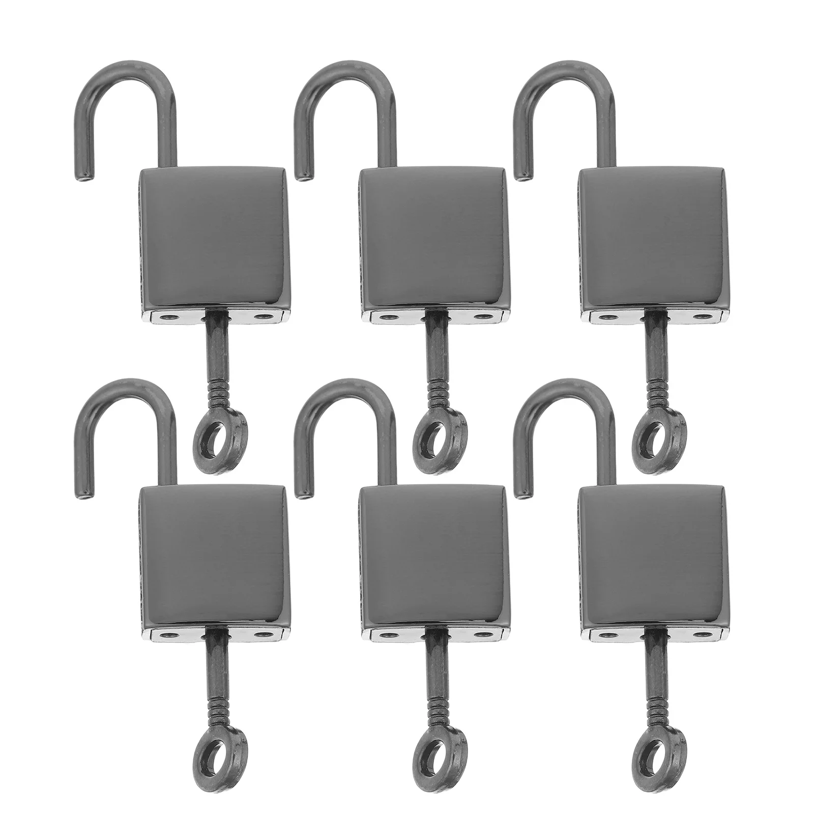 

6Sets Travel Luggage Locks Alloy Keyed Small Padlocks for Suitcases Backpacks Diaries Lock Zipper Lock