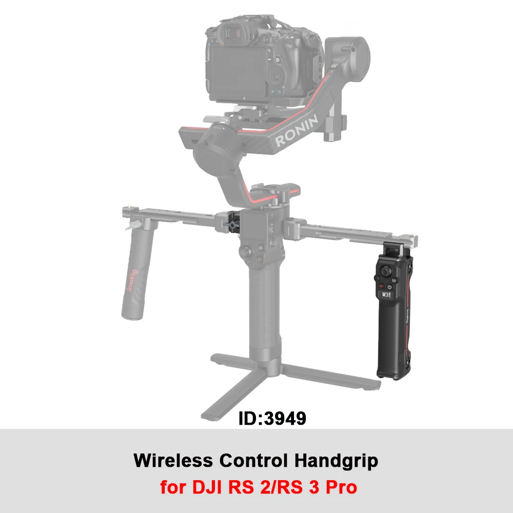 SMALLRIG Wireless Control Handle for DJI RS 2/ RS 3 Pro Foldable