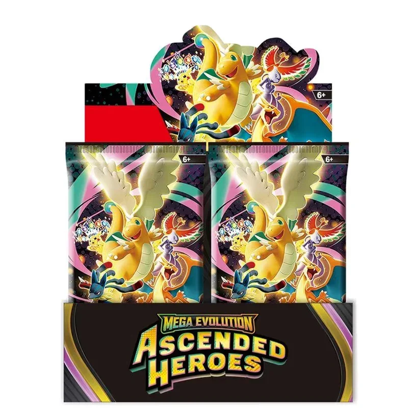 360 cartes Pokémon en anglais, Mega Evolution Ascended Heroes, Phantasmal Flames Destined Rivals Battle Trading Cards