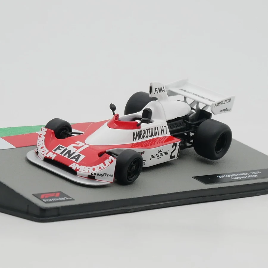 Ixoレーシングウイルサムダイキャストカーモデル、メタルおもちゃの車、クロードマフ、fw04 1975、1:43