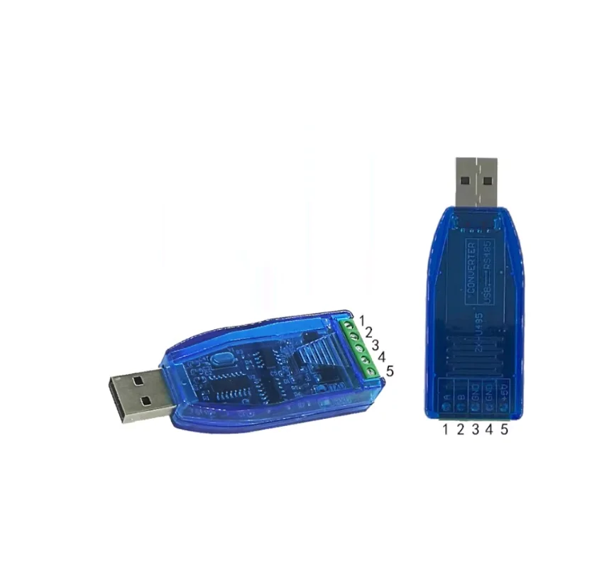 Industrial grade USB to RS485 communication module bidirectional half duplex serial port line converter TVS protection