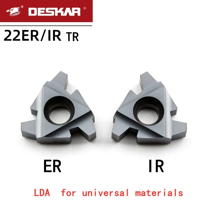 

Deskar 100% Original 22Er 22Ir 4Tr 5Tr 6Tr Lda Ldc Threading Turning Tools Carbide Inserts Cnc Lathe Cutter Cutting Thread Blade