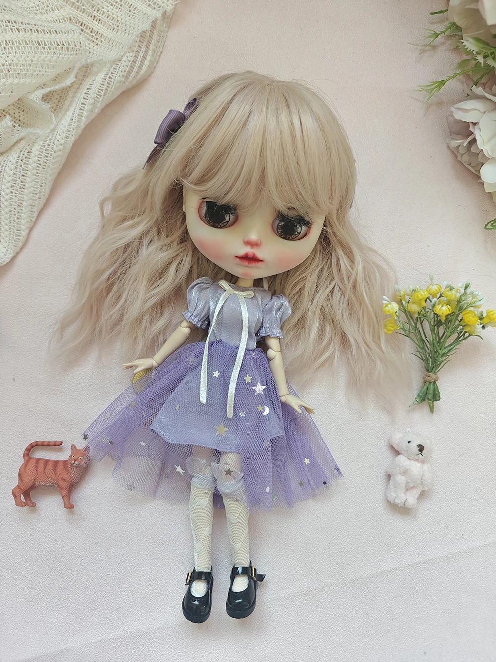 

NEW Handmade blythe doll clothes dress Cute blythe clothes dress OB22 OB24 AZONE accessories Blythe Doll Toys for Girls