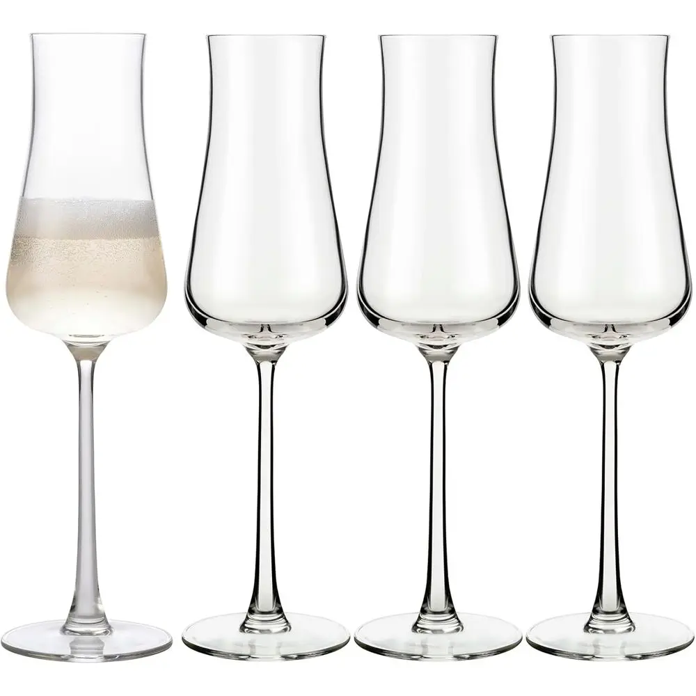 

Набор из 4 бокалов для шампанского, роскошные бокалы на ножке, 240 мл, для игристого вина или торжеств