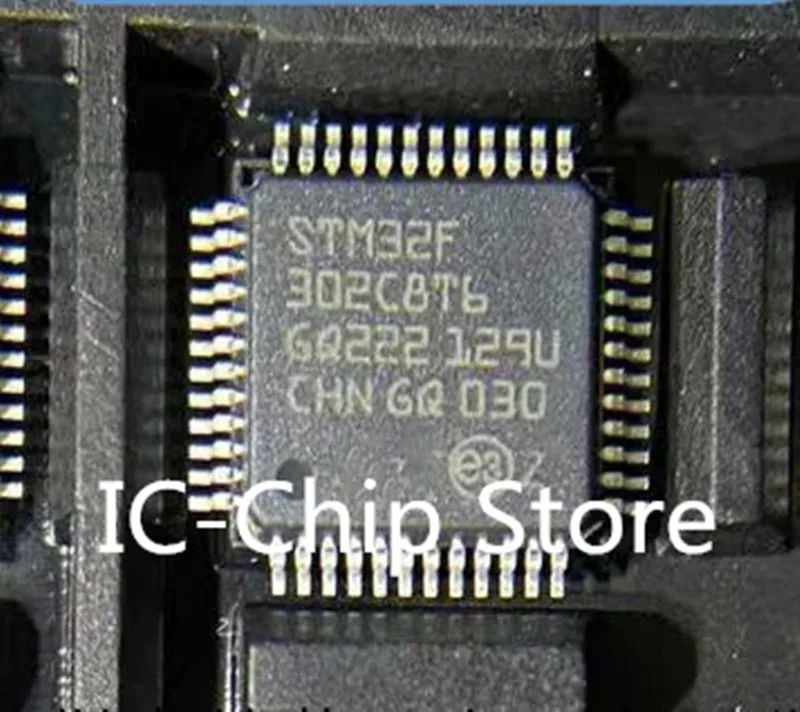 2 قطعة ~ 100 قطعة/الوحدة STM32F302C8T6 LQFP48 جديد الأصلي