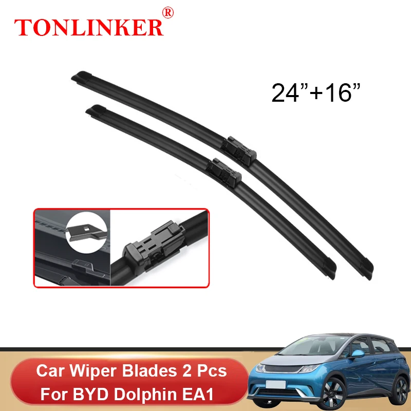 

TONLINKER Wiper Blades For BYD Dolphin EA1 2021 2022 ATTO 1 Car Accessories Front Windscreen Wiper Blade Brushes Auto Goods