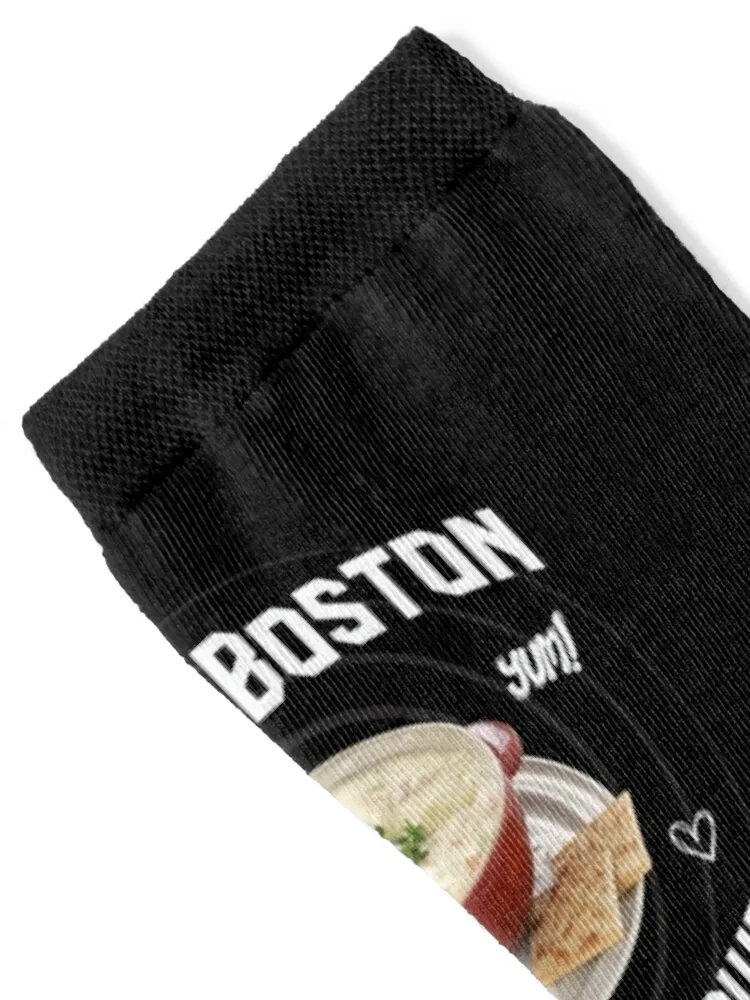 Been to Boston, had a Clam Chowder Socks halloween compression basketball Sports Male Socks Women's