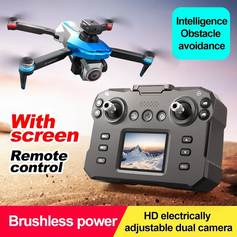 K16 MAX หน้าจอควบคุมรุ่น Drone 8K Professional HD กล้องหลีกเลี่ยงอุปสรรคแบบพับได้ RC Quadcopter เฮลิคอปเตอร์ของเล่นของขวัญ