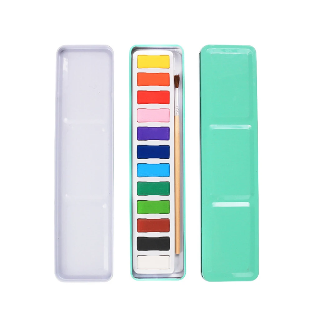 

3 Set Watercolor Paint Palette Acrylic Oil Ink Metal Box Accessories Painting for Paints Solid