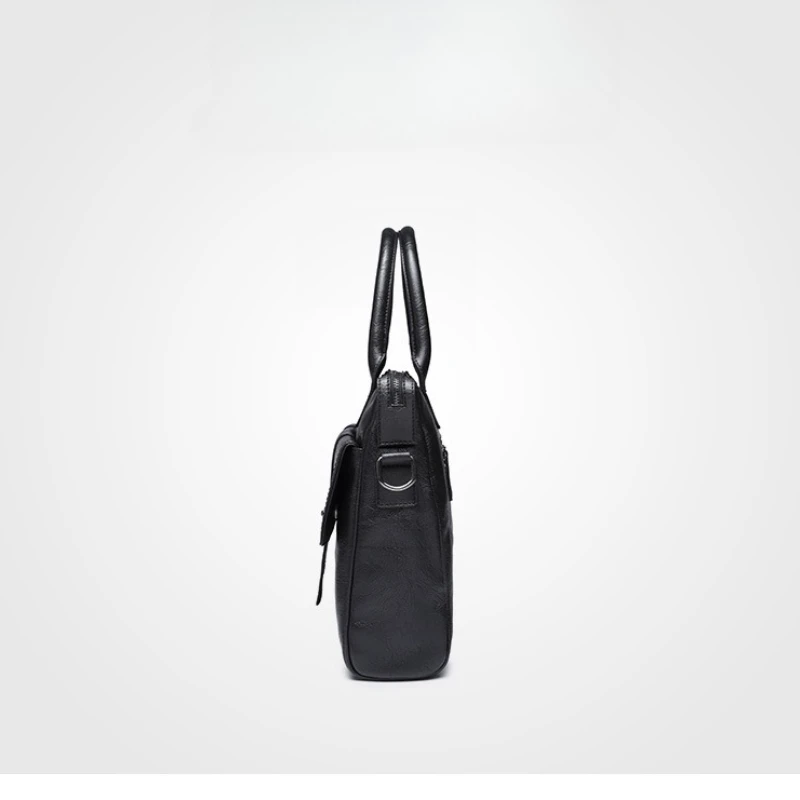 PU Leahther Men Laptop Briefcase Portable Office Handbag for Laptop Bag High Quality Business Messenger Shoulder Bags Travelling
