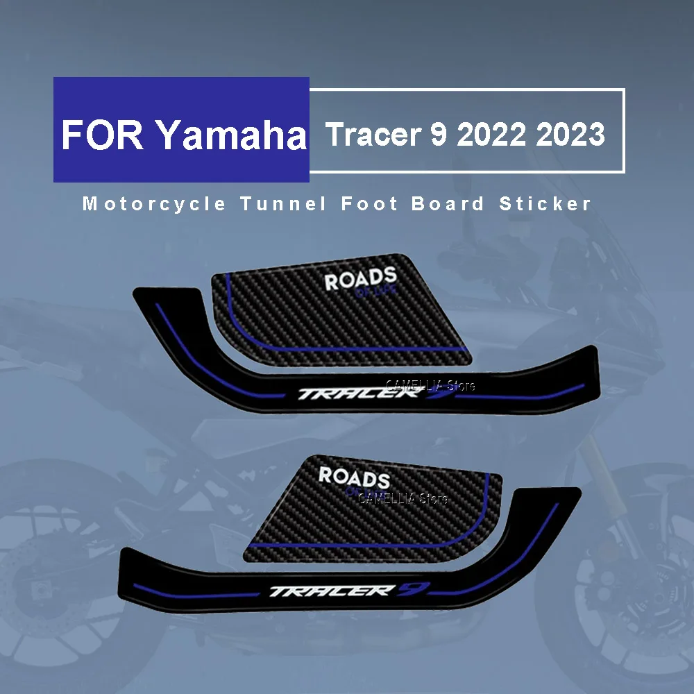 for Yamaha Tracer 9 Tracer 9GT 2022 2023 Motorcycle Handguards Sticker 3D Epoxy Resin Waterproof Tracer 9 Motorcycle Sticker